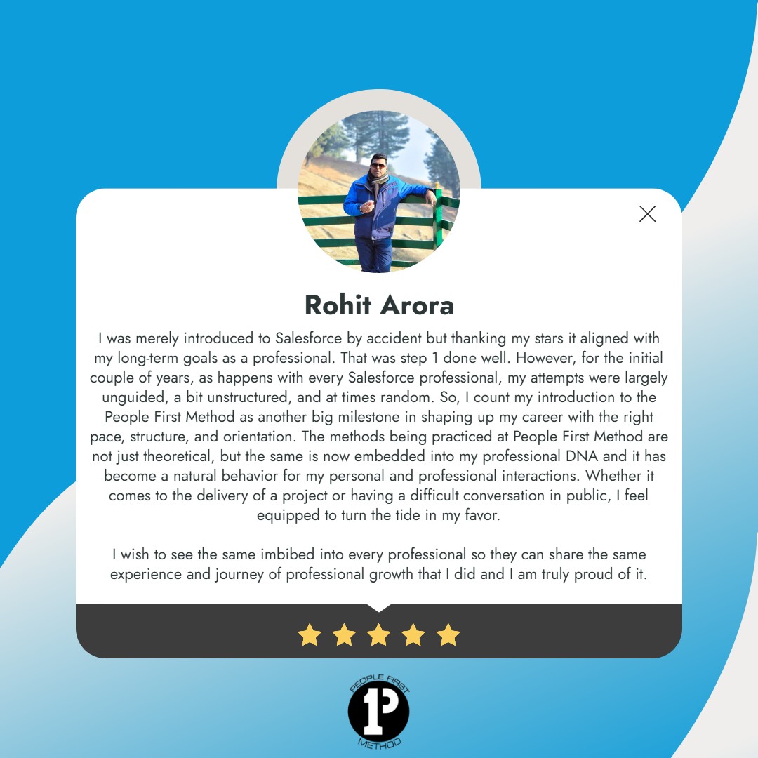 Rohit Arora - Member Story